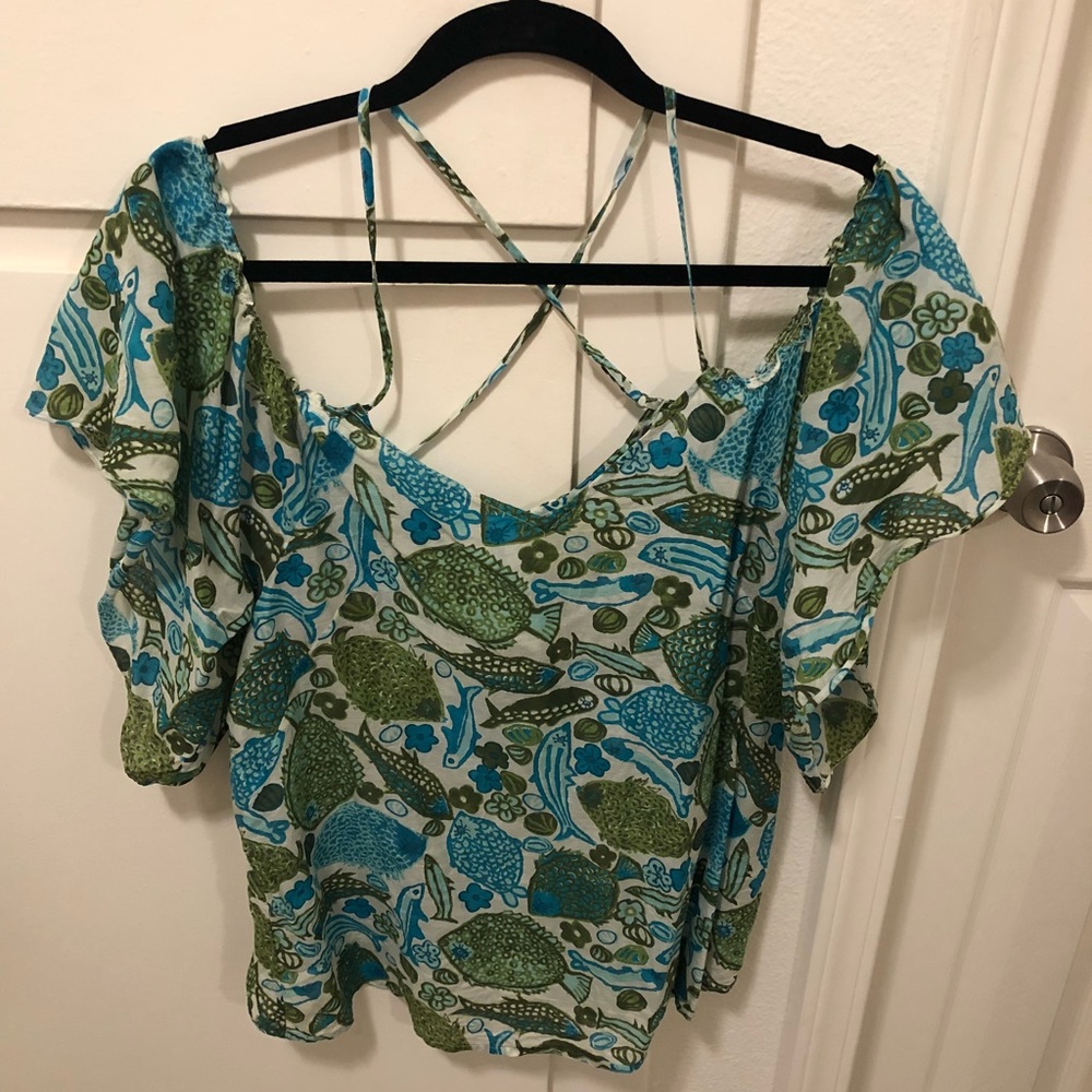 Fish Off the Shoulder Top